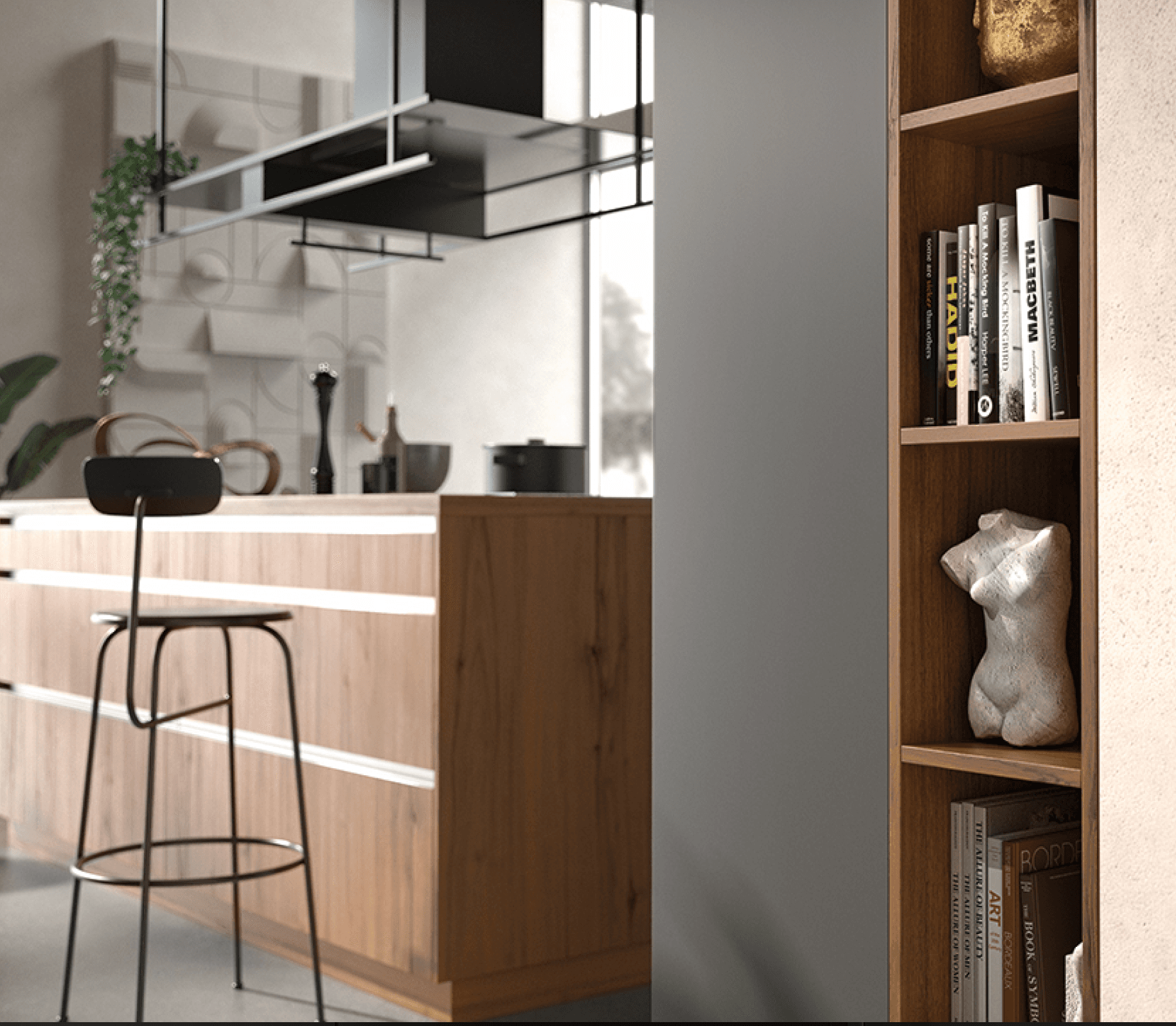 Organised kitchen drawer accessories