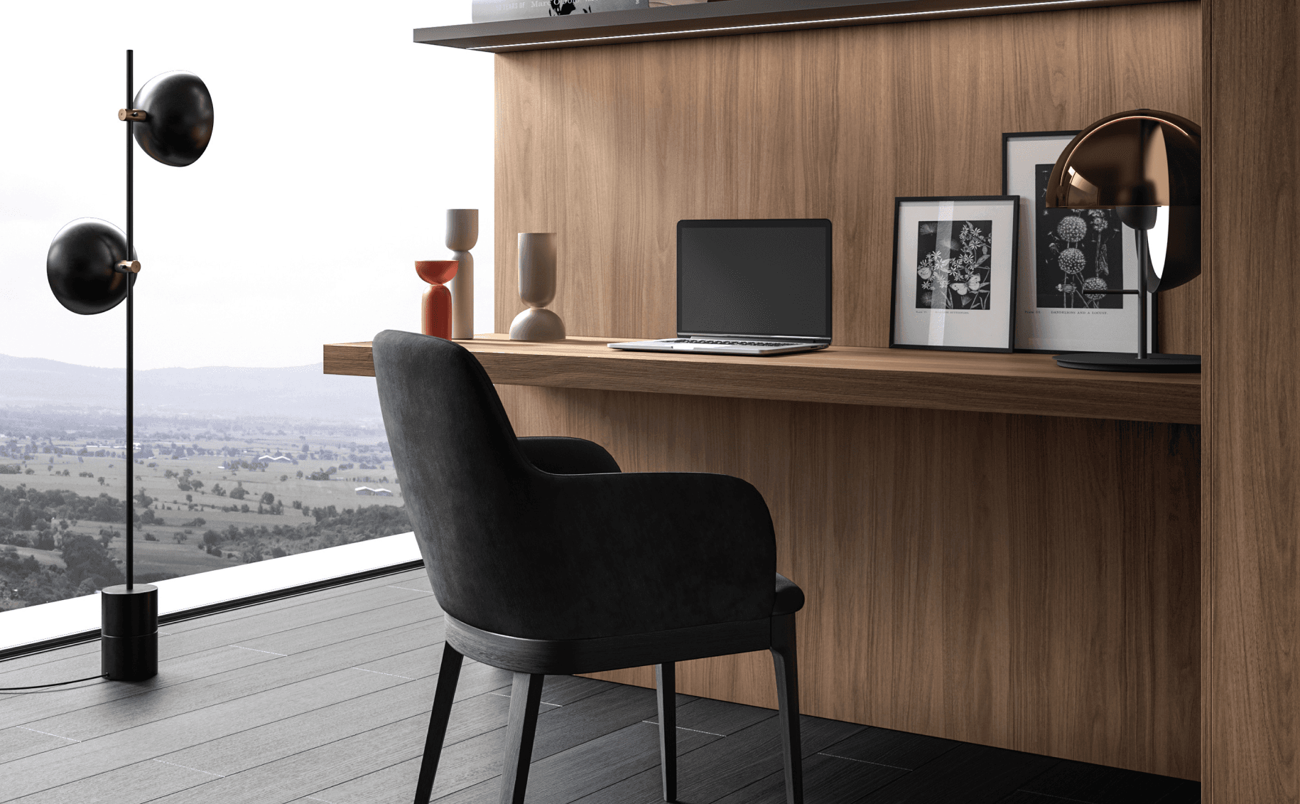 Integrated Desk Space