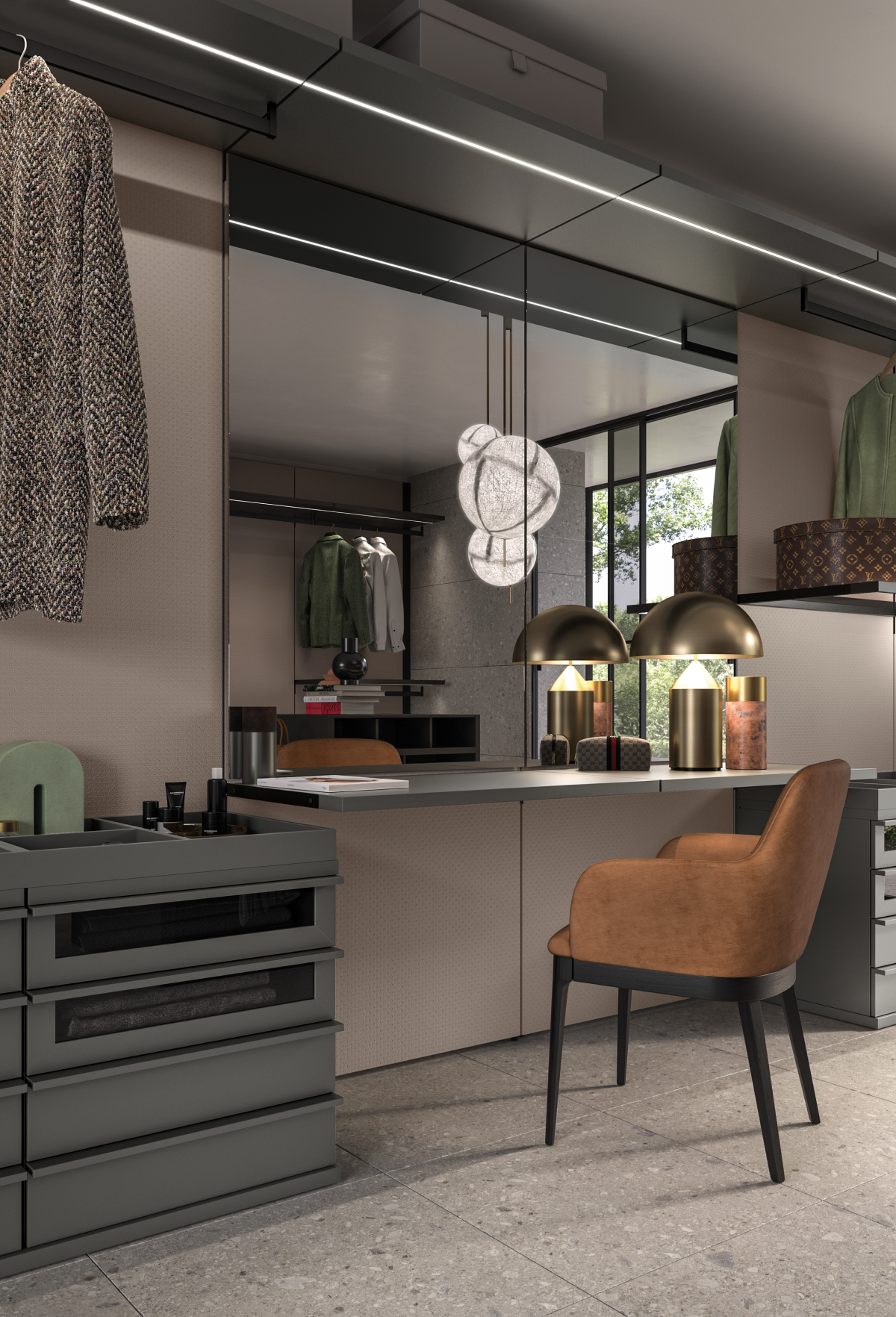 Champagne Metal Accents