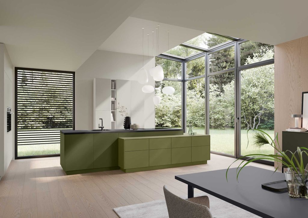 Contemporary Kitchen Island which we installed in Auckland. 