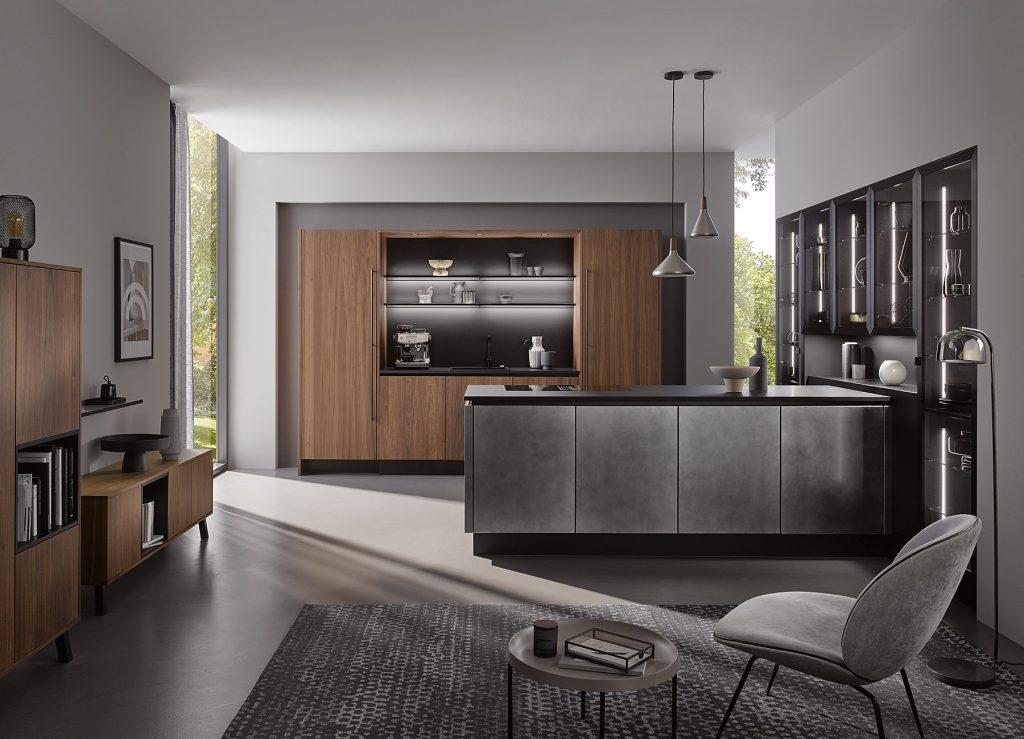 Kitchen in multiple materials 